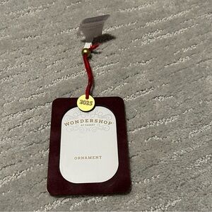 NWT Brown Frame 2025 Christmas Ornament